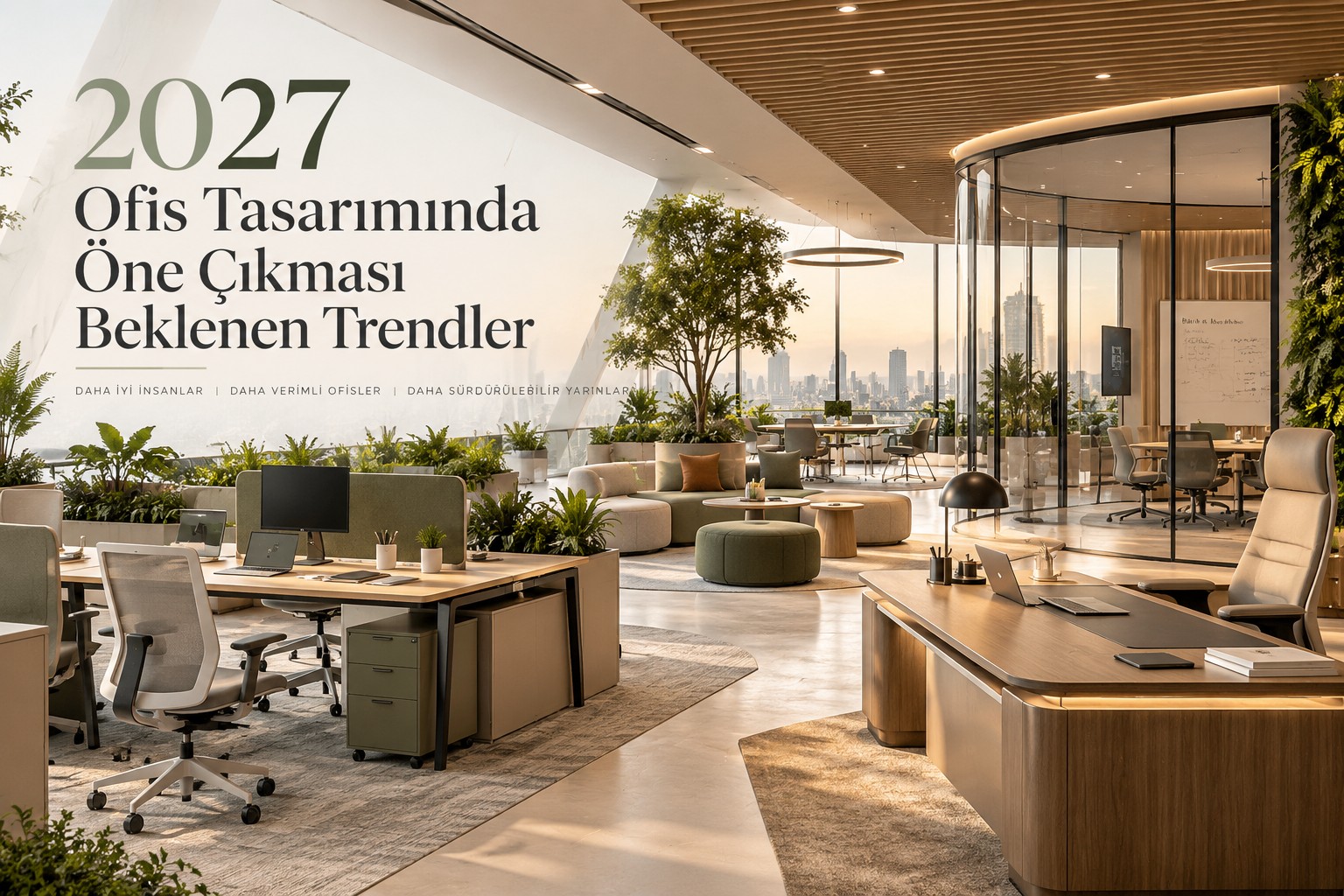 2027 Ofis Tasarımında Öne Çıkması Beklenen Trendler