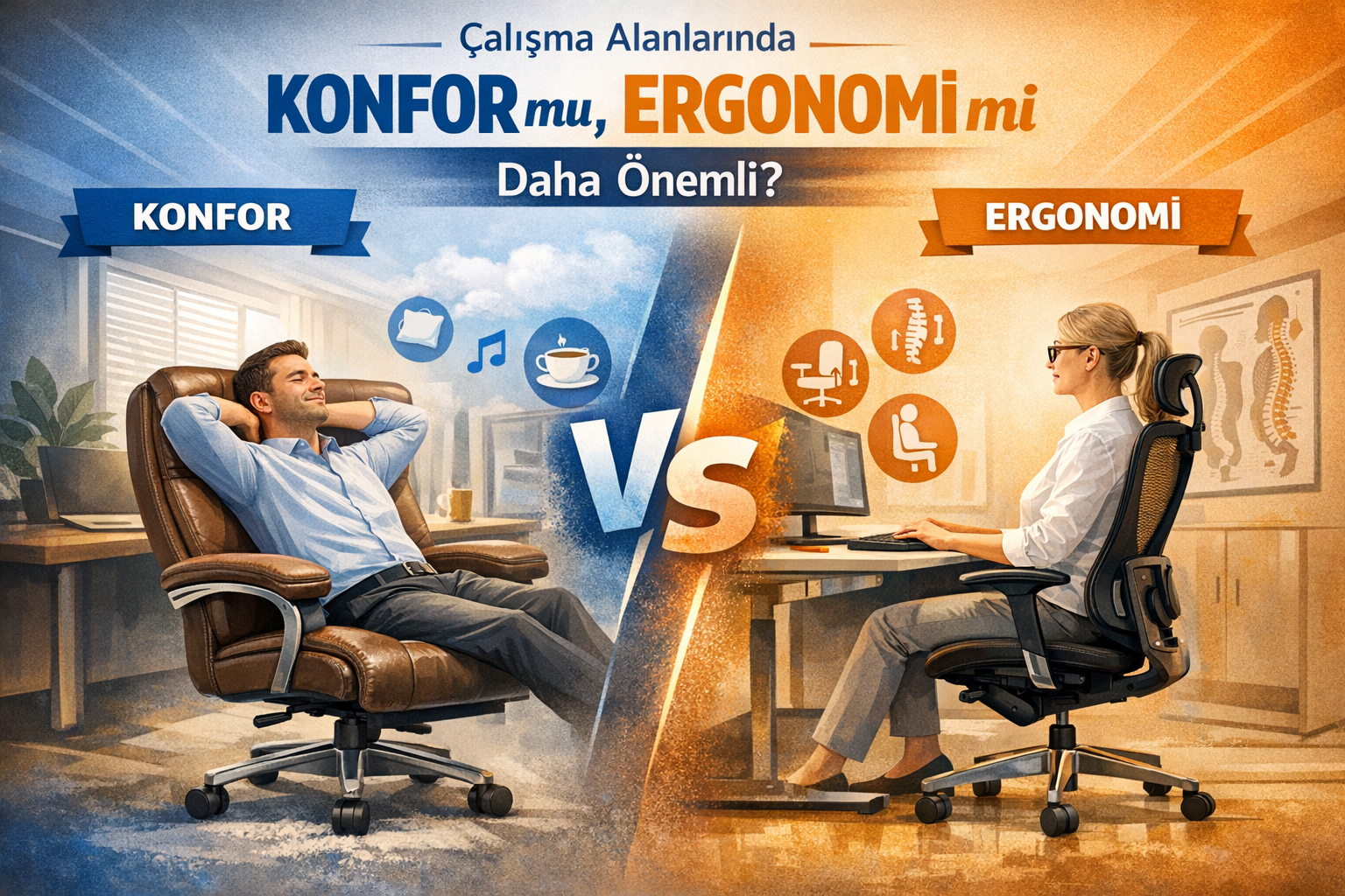 Çalışma Alanlarında Konfor mu, Ergonomi mi Daha Önemli?