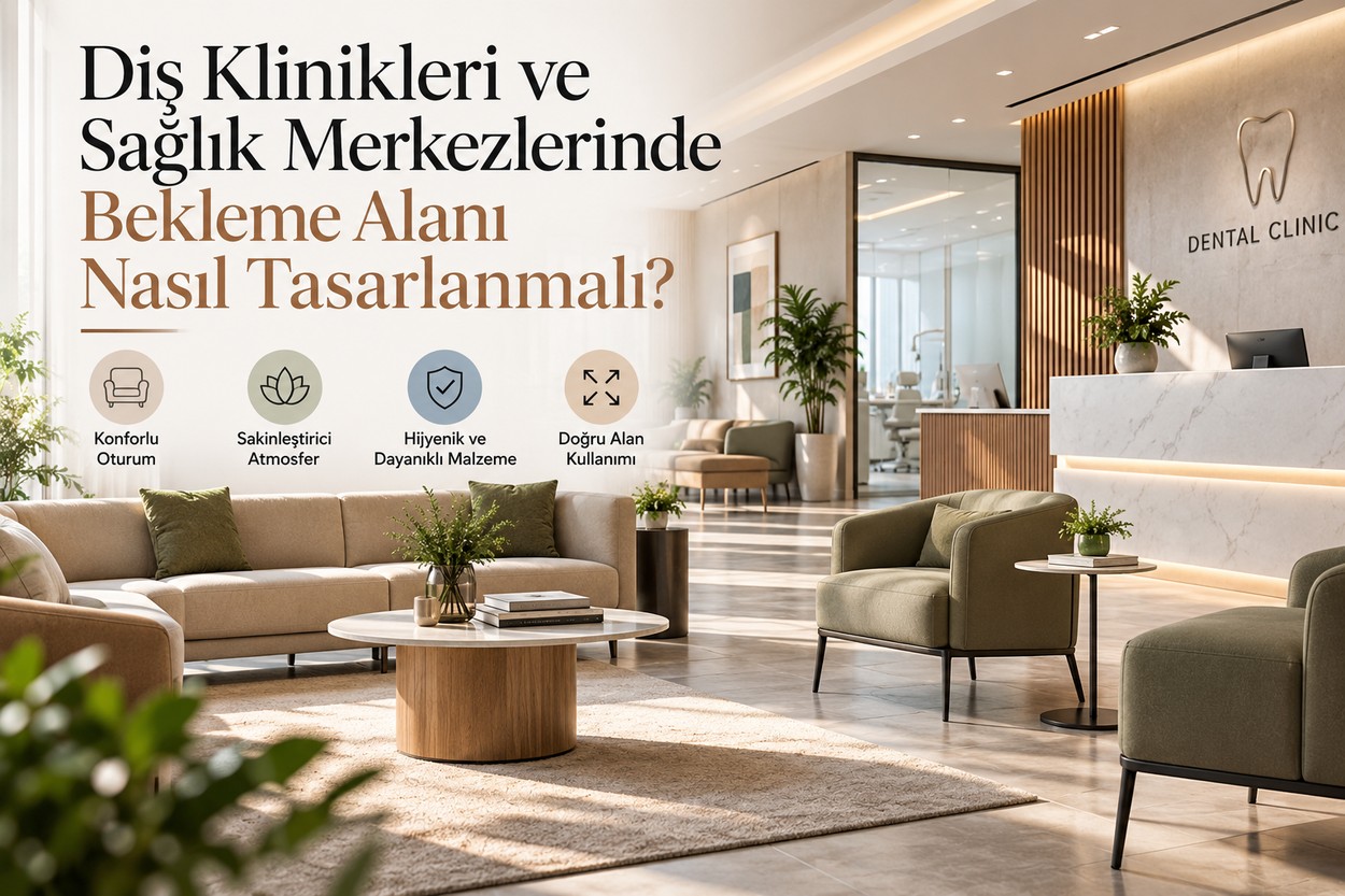 Diş Klinikleri ve Sağlık Merkezlerinde Bekleme Alanı Nasıl Tasarlanmalı?