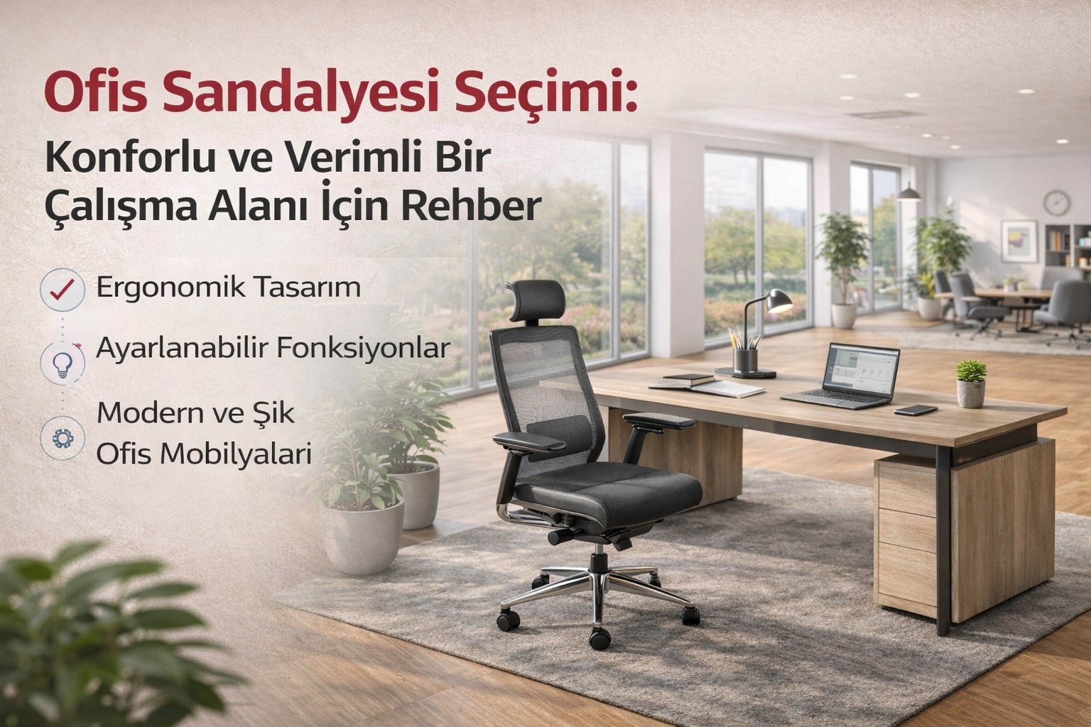 Ofis Sandalyesi Seçimi Rehberi | Ergonomik Ofis Koltuğu ve Çalışma Sandalyesi