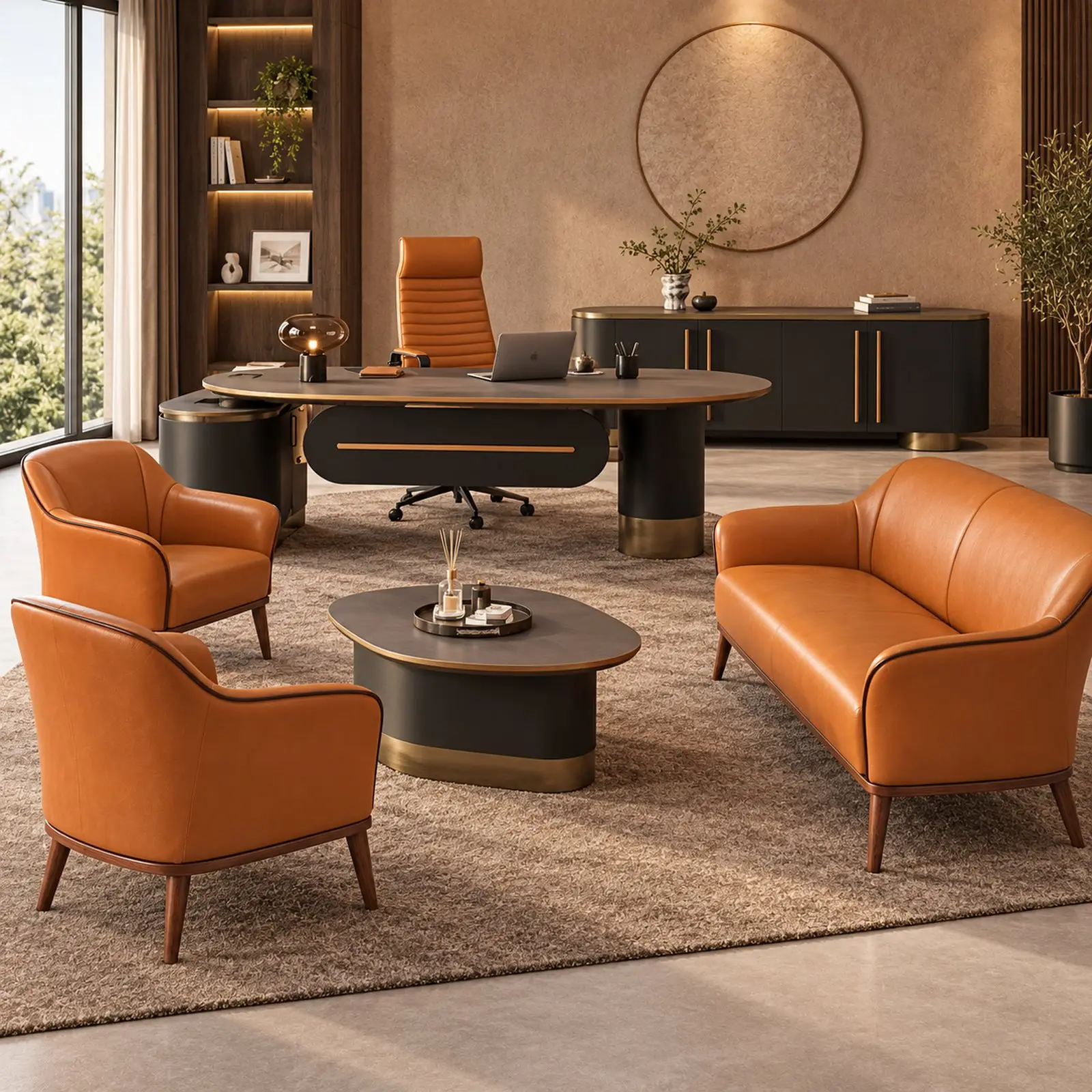 Casella Milan Yönetici Ofis Paketi| Modern Tasarım ve Konfor